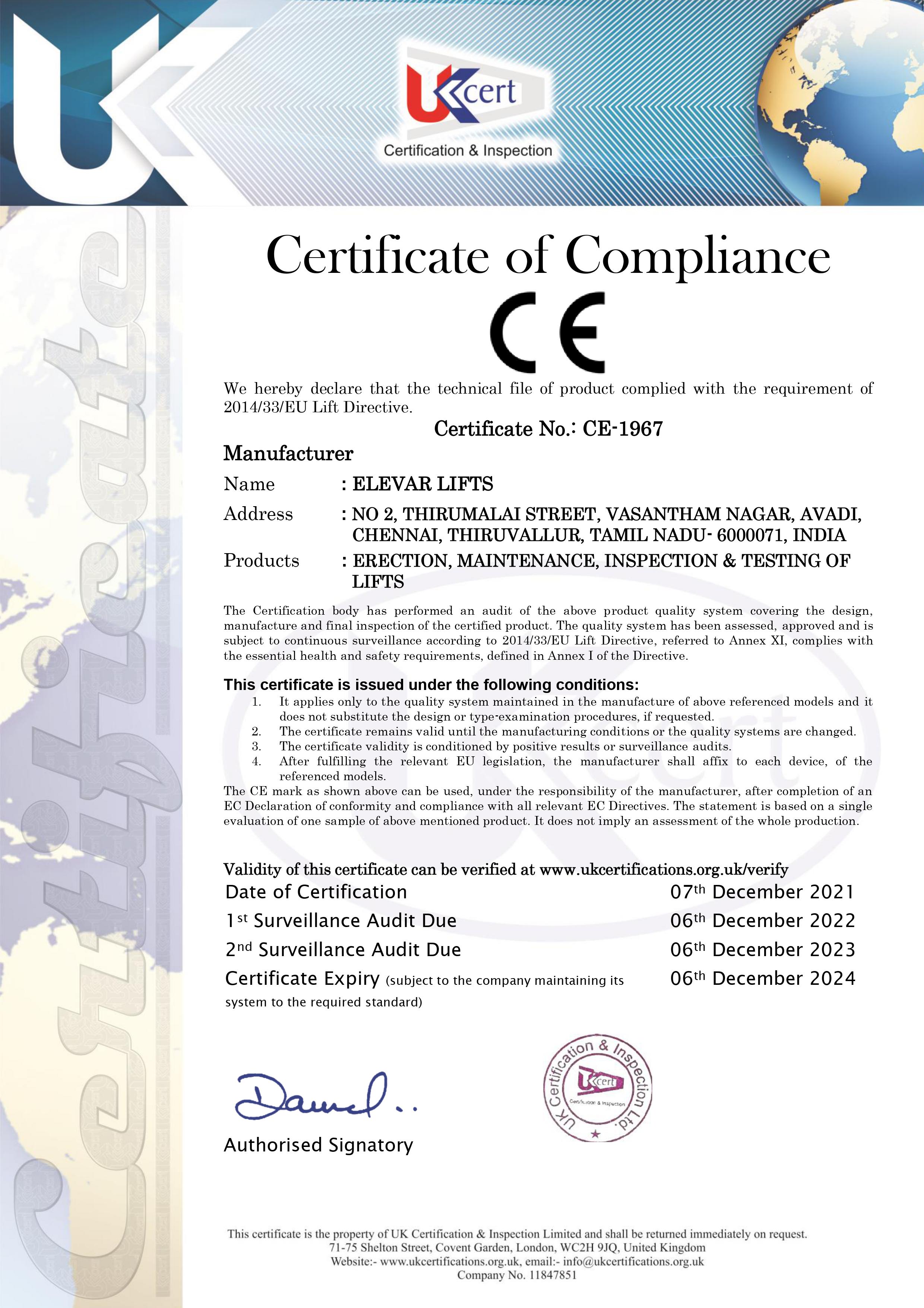 CE Certified